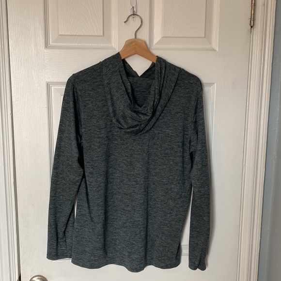 Nike Dri-fit hooded lightweight sweater - blue/gray - size XL - Picture 2 of 5